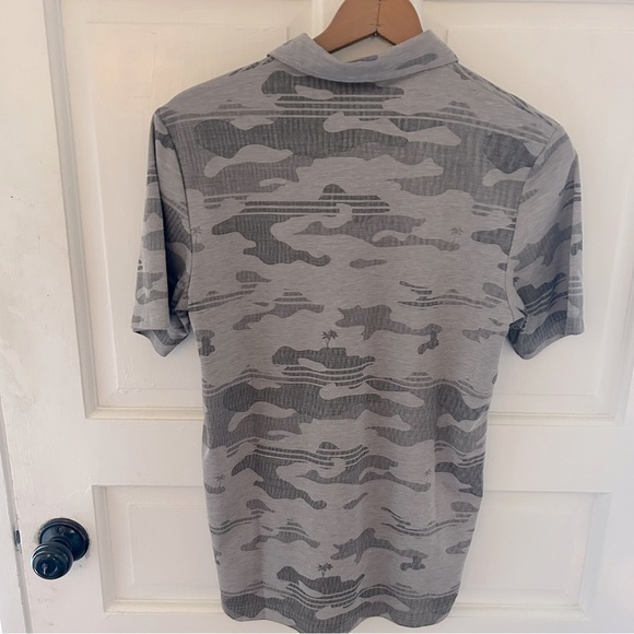 NWT Travis Mathew Beachside Stealth Golf Polo Heather Gray Small Eco Collection - Picture 12 of 13